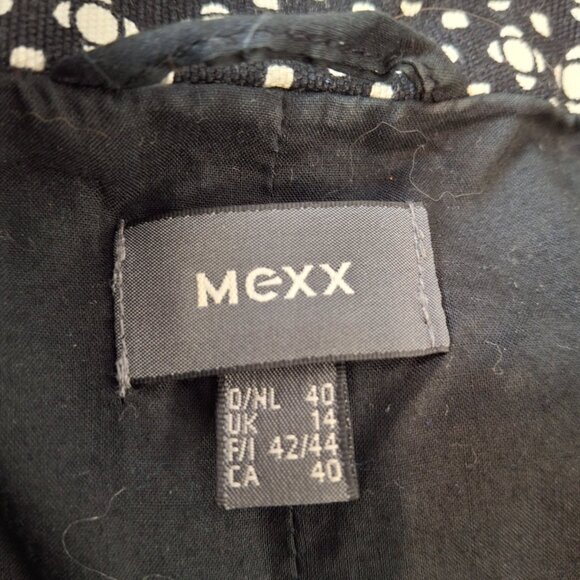 Womens MEXX Cropped Jacket Womens Sz 40 (S-M) Small Print Smart Office - Picture 13 of 16